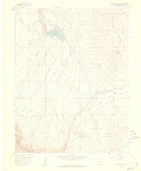 preview thumbnail of historical topo map of Montrose County, CO in 1957