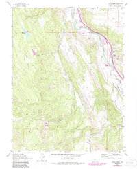 Download a high-resolution, GPS-compatible USGS topo map for Cattle Creek, CO (1988 edition)