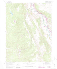Download a high-resolution, GPS-compatible USGS topo map for Cattle Creek, CO (1984 edition)