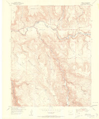 Download a high-resolution, GPS-compatible USGS topo map for Cebolla, CO (1956 edition)