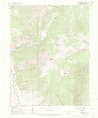 Download a high-resolution, GPS-compatible USGS topo map for Cement Mountain, CO (1970 edition)
