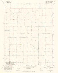 1968 Map of Center North, 1970 Print