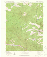 preview thumbnail of historical topo map of Central City, CO in 1942