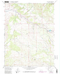 Download a high-resolution, GPS-compatible USGS topo map for Cerro Summit, CO (1986 edition)