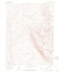 Download a high-resolution, GPS-compatible USGS topo map for Chair Mountain, CO (1967 edition)
