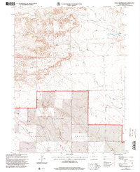 Download a high-resolution, GPS-compatible USGS topo map for Chalk Bluffs East, CO (2000 edition)