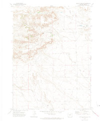 Download a high-resolution, GPS-compatible USGS topo map for Chalk Bluffs East, CO (1974 edition)