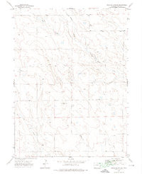 Download a high-resolution, GPS-compatible USGS topo map for Chalk Bluffs SE, CO (1974 edition)