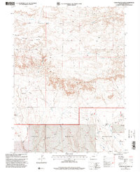 Download a high-resolution, GPS-compatible USGS topo map for Chalk Bluffs West, CO (2000 edition)