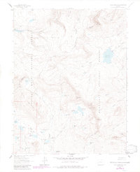 Download a high-resolution, GPS-compatible USGS topo map for Chalk Mountain, CO (1984 edition)