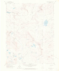 Download a high-resolution, GPS-compatible USGS topo map for Chalk Mountain, CO (1970 edition)