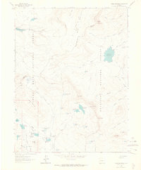 Download a high-resolution, GPS-compatible USGS topo map for Chalk Mountain, CO (1963 edition)