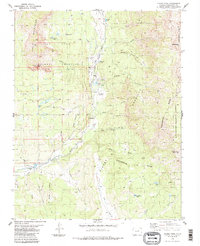 Download a high-resolution, GPS-compatible USGS topo map for Chama Peak, CO (1984 edition)