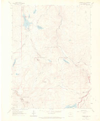 preview thumbnail of historical topo map of Larimer County, CO in 1962