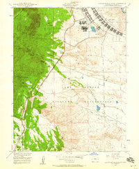 Download a high-resolution, GPS-compatible USGS topo map for Cheyenne Mountain, CO (1959 edition)