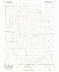 Download a high-resolution, GPS-compatible USGS topo map for Cheyenne Wells SW, CO (1982 edition)