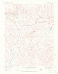preview thumbnail of historical topo map of Archuleta County, CO in 1968