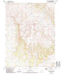 Download a high-resolution, GPS-compatible USGS topo map for Citadel Plateau, CO (1986 edition)