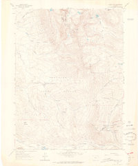 Download a high-resolution, GPS-compatible USGS topo map for Clark Peak, CO (1964 edition)