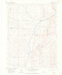 Download a high-resolution, GPS-compatible USGS topo map for Clark, CO (1968 edition)