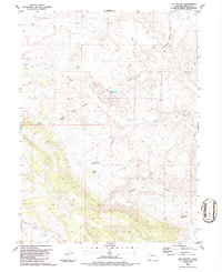 Download a high-resolution, GPS-compatible USGS topo map for Clay Buttes, CO (1986 edition)