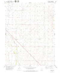 preview thumbnail of historical topo map of Lincoln County, CO in 1979