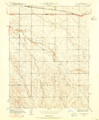 1939 Map of Arapahoe County, CO, 1955 Print
