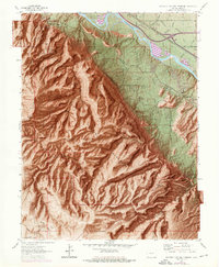 Download a high-resolution, GPS-compatible USGS topo map for Colorado National Monument, CO (1976 edition)
