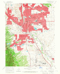 Download a high-resolution, GPS-compatible USGS topo map for Colorado Springs, CO (1966 edition)