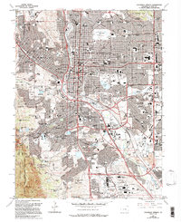 Download a high-resolution, GPS-compatible USGS topo map for Colorado Springs, CO (1994 edition)