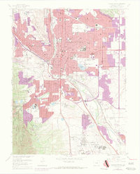Download a high-resolution, GPS-compatible USGS topo map for Colorado Springs, CO (1970 edition)