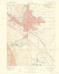 Download a high-resolution, GPS-compatible USGS topo map for Colorado Springs, CO (1950 edition)