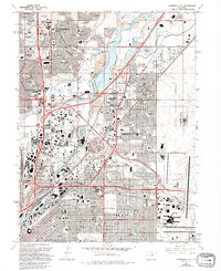 Download a high-resolution, GPS-compatible USGS topo map for Commerce City, CO (1994 edition)