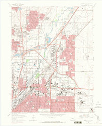 Download a high-resolution, GPS-compatible USGS topo map for Commerce City, CO (1969 edition)