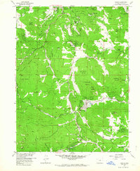 preview thumbnail of historical topo map of Jefferson County, CO in 1957