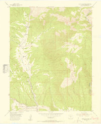 preview thumbnail of historical topo map of Fremont County, CO in 1954