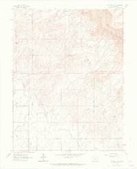 Download a high-resolution, GPS-compatible USGS topo map for Corcoran Point, CO (1969 edition)