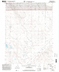 preview thumbnail of historical topo map of Weld County, CO in 1997