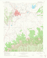 1965 Map of Cortez, CO, 1967 Print