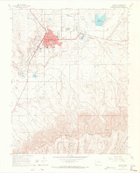 1965 Map of Cortez, CO, 1967 Print