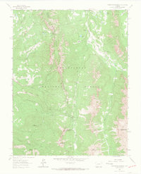 Download a high-resolution, GPS-compatible USGS topo map for Courthouse Mountain, CO (1966 edition)
