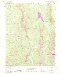 preview thumbnail of historical topo map of Gunnison County, CO in 1983
