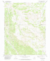 Download a high-resolution, GPS-compatible USGS topo map for Cover Mountain, CO (1983 edition)