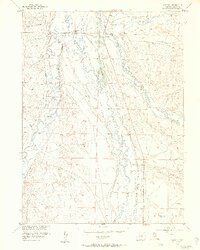 Download a high-resolution, GPS-compatible USGS topo map for Cowdrey, CO (1957 edition)