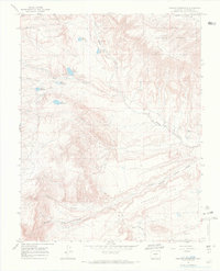 preview thumbnail of historical topo map of Huerfano County, CO in 1967