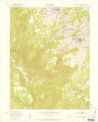 Download a high-resolution, GPS-compatible USGS topo map for Cripple Creek South, CO (1954 edition)