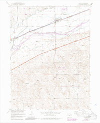 Download a high-resolution, GPS-compatible USGS topo map for Crook, CO (1985 edition)