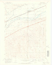 Download a high-resolution, GPS-compatible USGS topo map for Crook, CO (1972 edition)