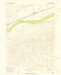 Download a high-resolution, GPS-compatible USGS topo map for Crook, CO (1954 edition)