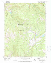 preview thumbnail of historical topo map of Eagle County, CO in 1970